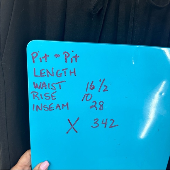 Banana Republic Black Drawstring Semi Dress Pants Womens Medium - Picture 7 of 7